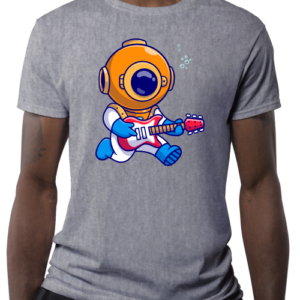 Mergulhador Tocando Guitarra