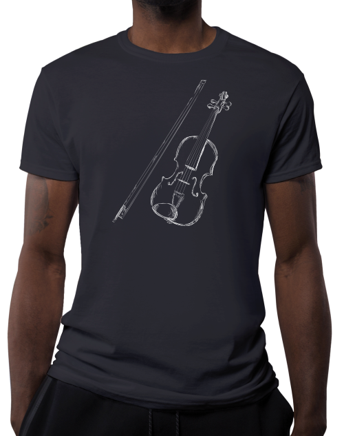 Violino Desenhado a Mão